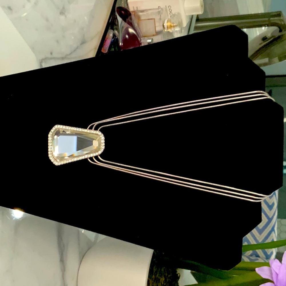 Original Lia Sophia Kiam Crystal triple chain